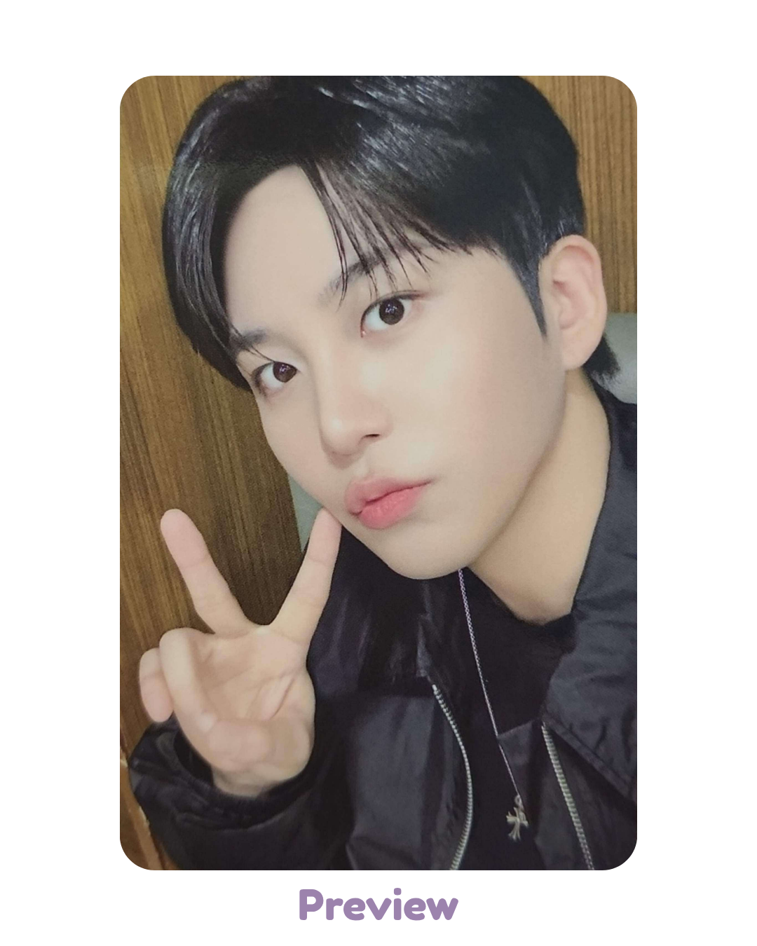 Jongho Fanmeeting Trading Card ver. 4 merch Atiny's Voyage: Tiny Mystery ATEEZ