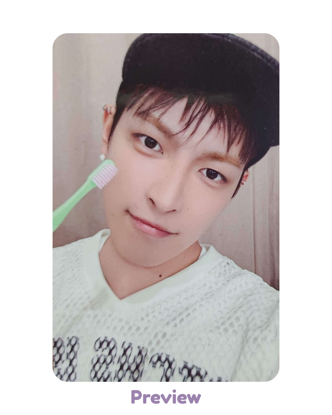 Hongjoong Fanmeeting Trading Card ver. 5 merch Atiny's Voyage: Tiny Mystery ATEEZ