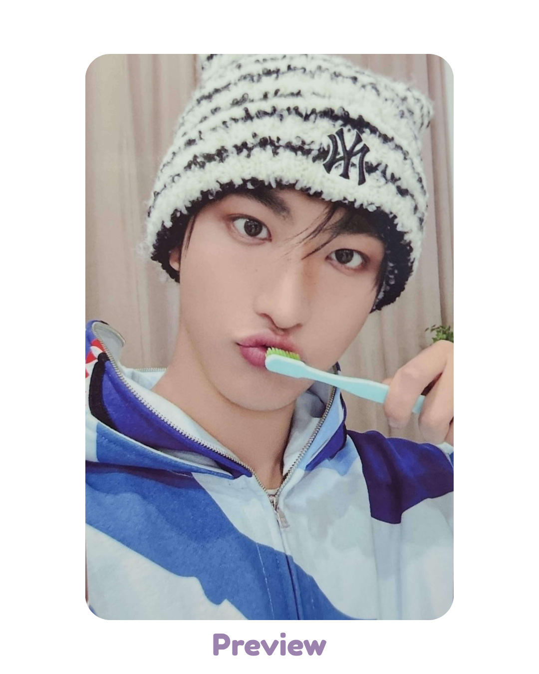 Seonghwa Fanmeeting Trading Card ver. 5 merch Atiny's Voyage: Tiny Mystery ATEEZ