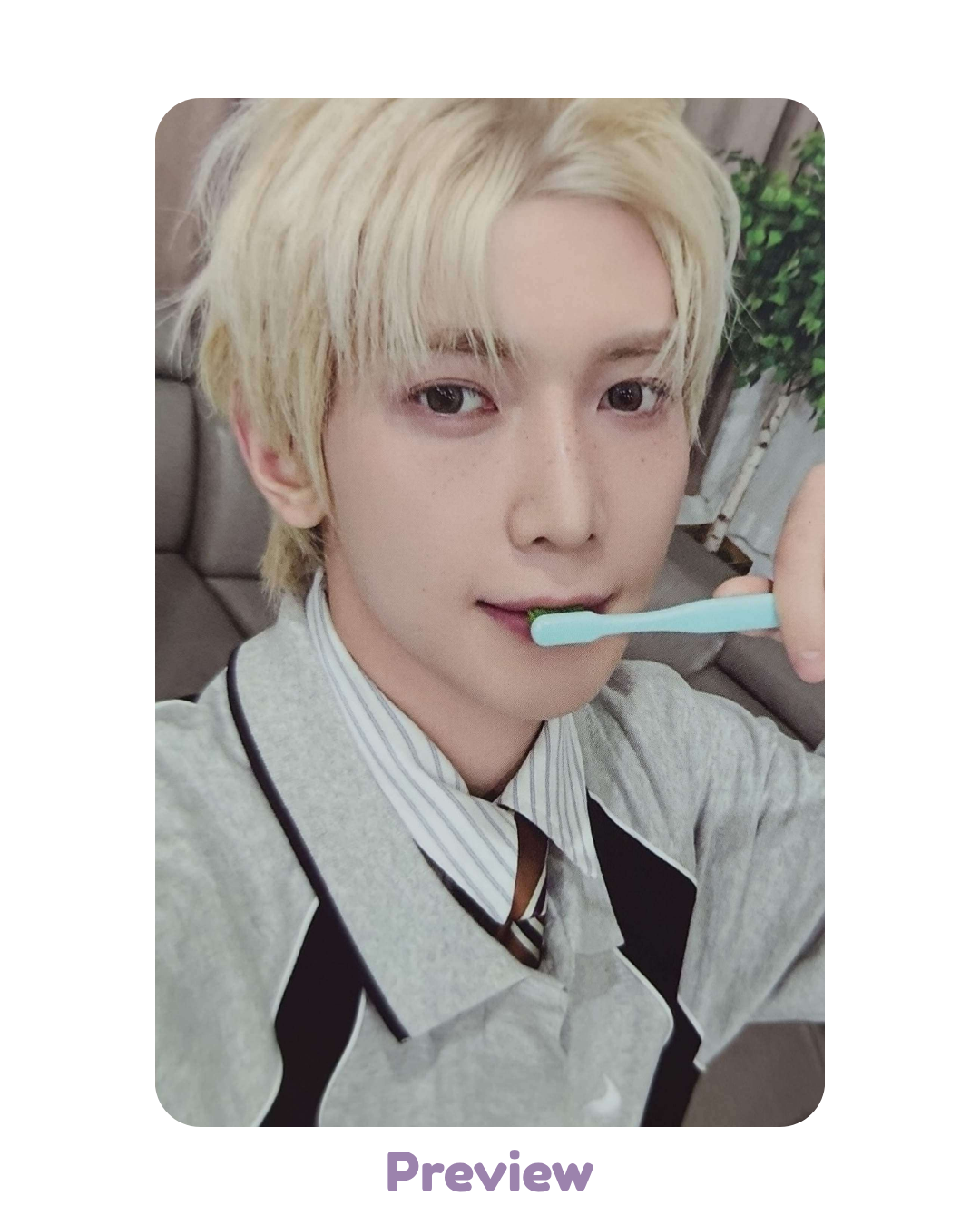 Yeosang Fanmeeting Trading Card ver. 5 merch Atiny's Voyage: Tiny Mystery ATEEZ