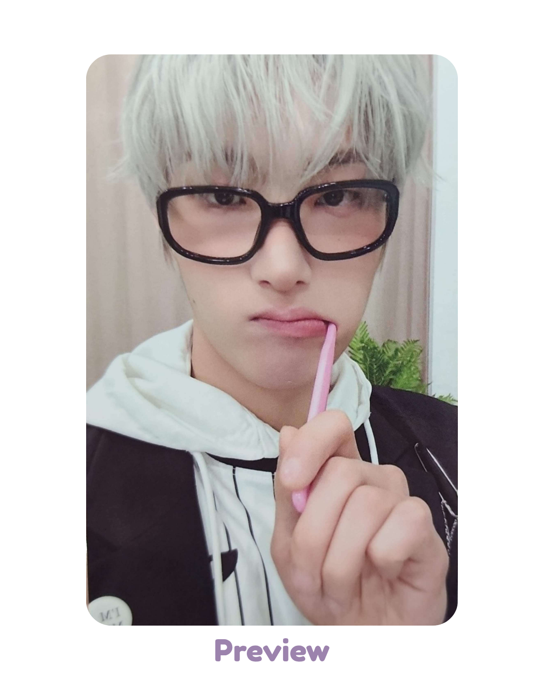 Mingi Fanmeeting Trading Card ver. 5 merch Atiny's Voyage: Tiny Mystery ATEEZ