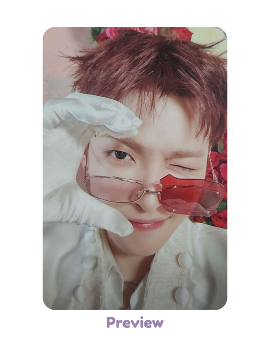 Hongjoong Muvve 1.0 Half Heart ver. POB Pink LP Golden Hour part 5 ATEEZ