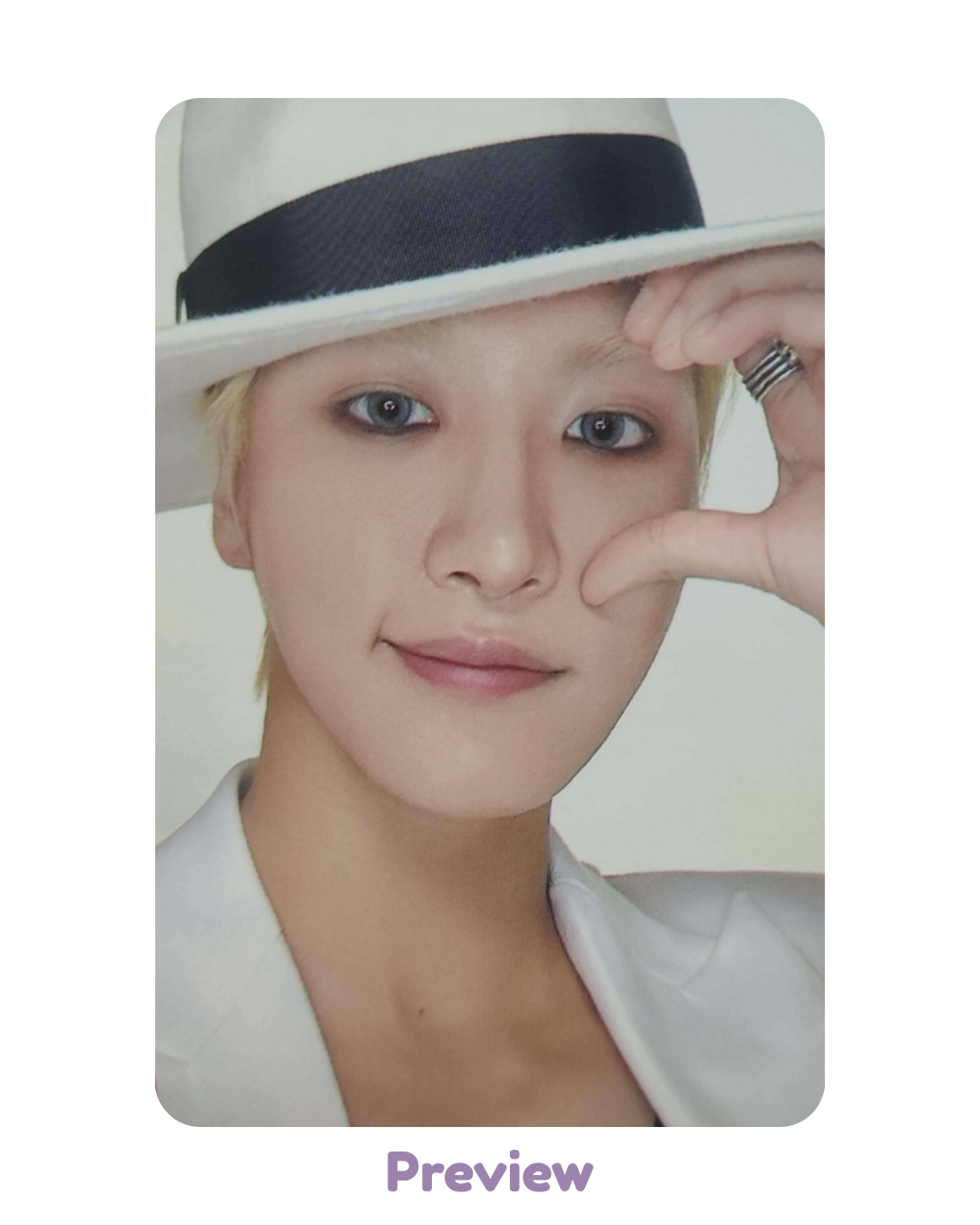 Seonghwa Muvve 1.0 Half Heart ver. POB Pink LP Golden Hour part 5 ATEEZ