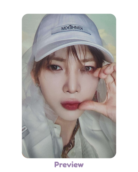 Yeosang Muvve 1.0 Half Heart ver. POB Pink LP Golden Hour part 5 ATEEZ
