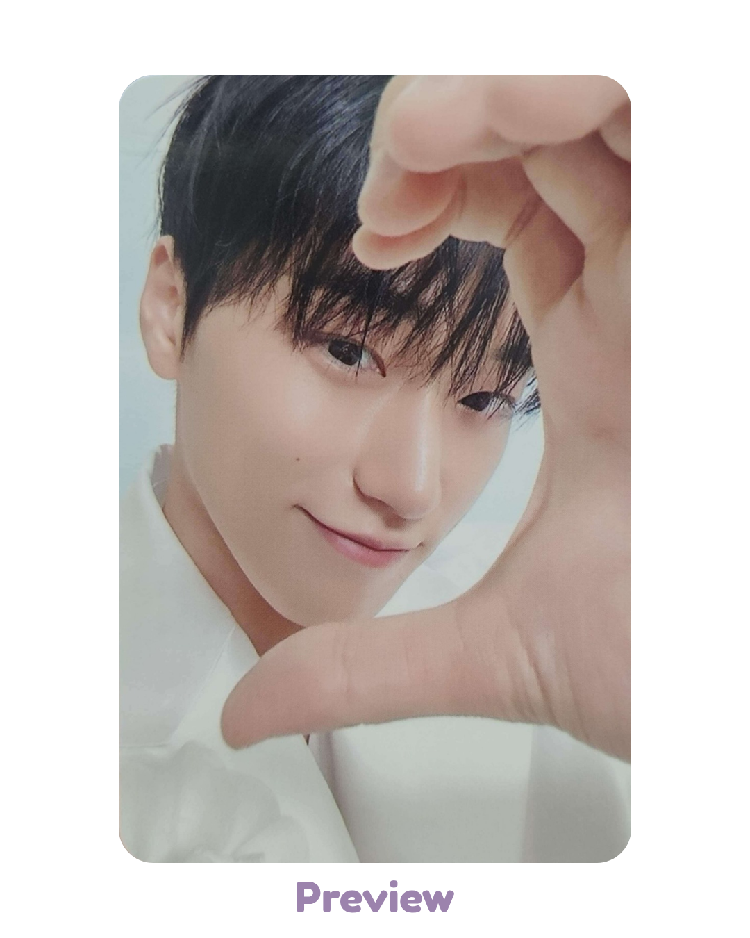 San Muvve 1.0 Half Heart ver. POB Pink LP Golden Hour part 5 ATEEZ