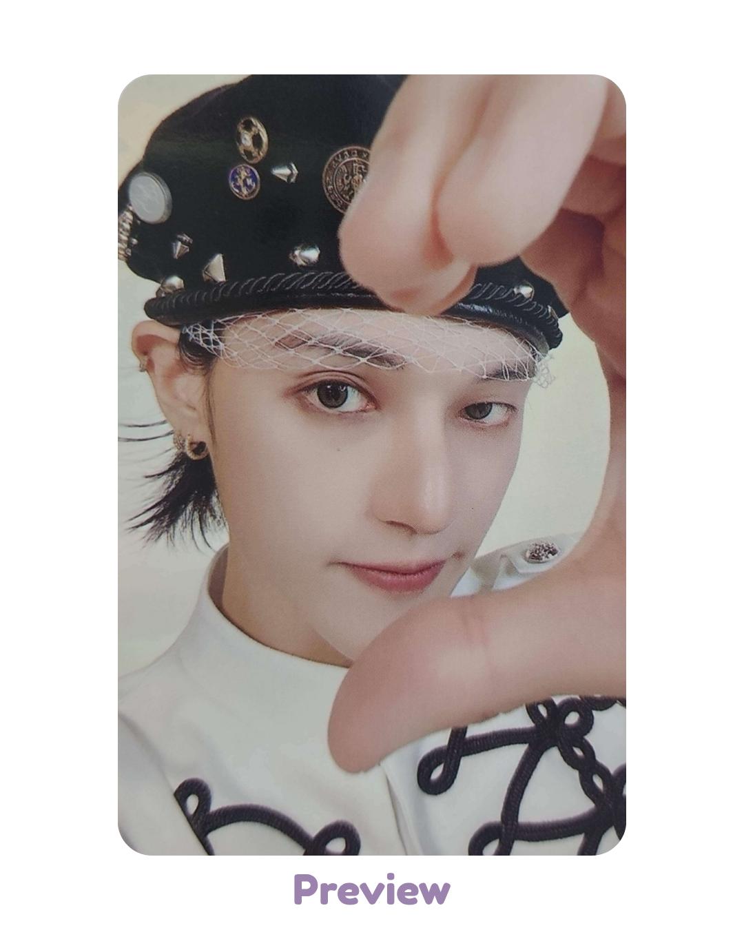 Wooyoung Muvve 1.0 Half Heart ver. POB Pink LP Golden Hour part 5 ATEEZ