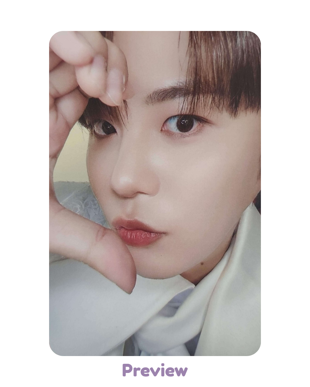 Jongho Muvve 1.0 Half Heart ver. POB Pink LP Golden Hour part 5 ATEEZ