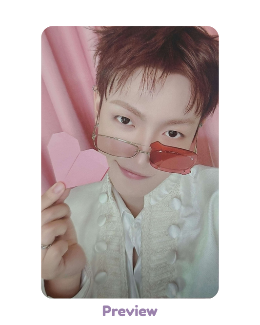 Hongjoong KQ 1.0 Heart ver. POB Pink LP Golden Hour part 5 ATEEZ