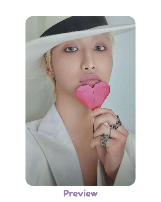 Seonghwa KQ 1.0 Heart ver. POB Pink LP Golden Hour part 5 ATEEZ