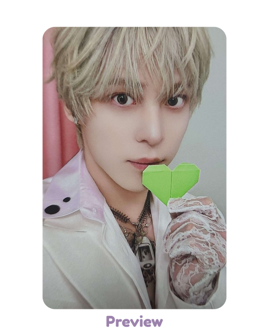 Yunho KQ 1.0 Heart ver. POB Pink LP Golden Hour part 5 ATEEZ