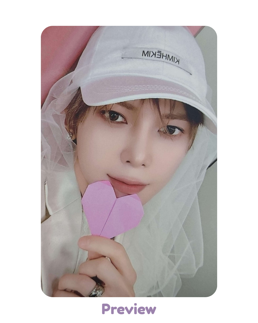 Yeosang KQ 1.0 Heart ver. POB Pink LP Golden Hour part 5 ATEEZ