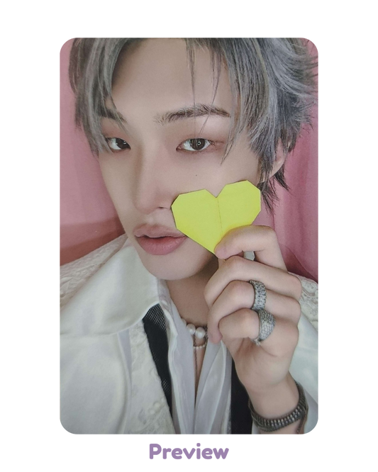 Mingi KQ 1.0 Heart ver. POB Pink LP Golden Hour part 5 ATEEZ