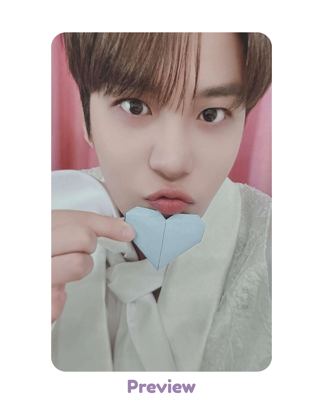 Jongho KQ 1.0 Heart ver. POB Pink LP Golden Hour part 5 ATEEZ