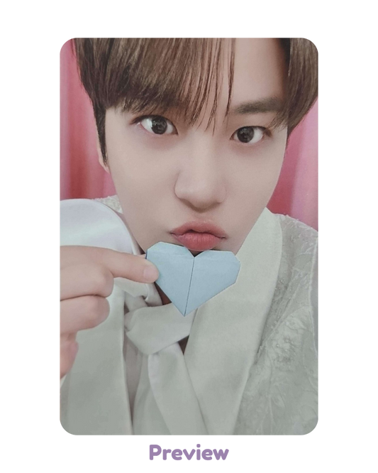 Jongho KQ 1.0 Heart ver. POB Pink LP Golden Hour part 5 ATEEZ