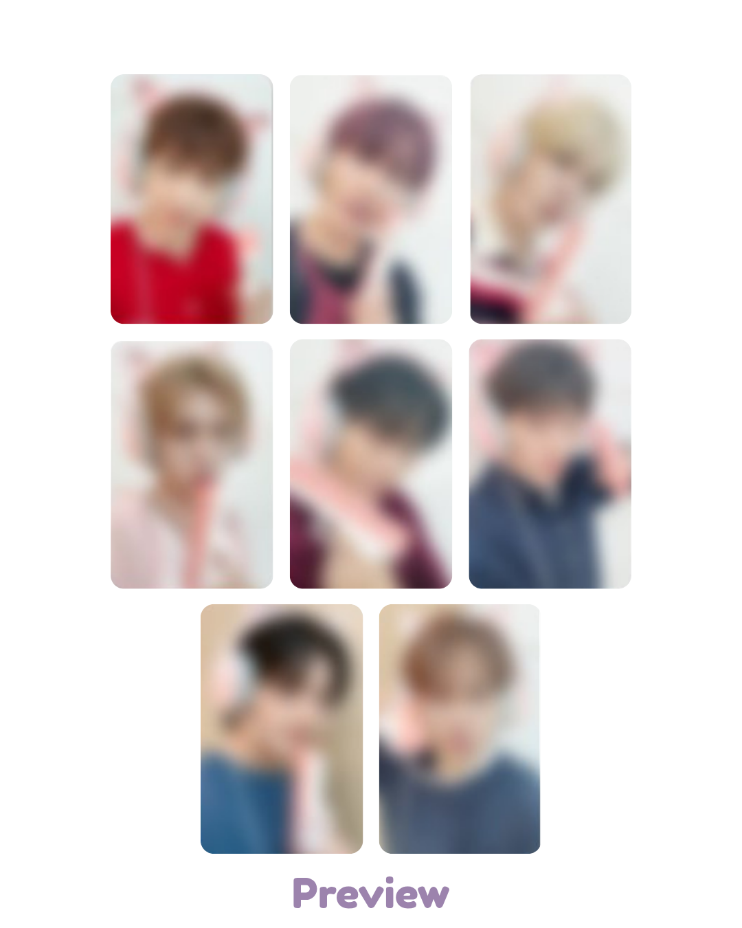Set/OT8 Jump Up Lucky Draw 1.1 Cat Agent ver. Golden Hour part 5 ATEEZ