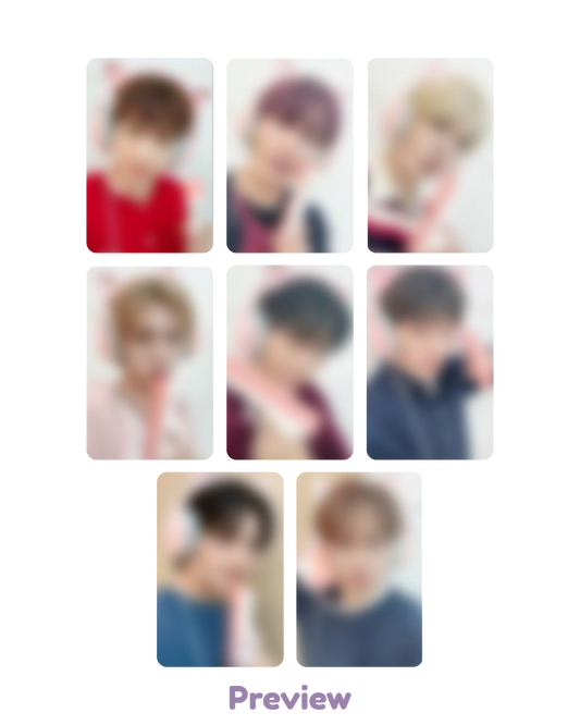 Set/OT8 Jump Up Lucky Draw 1.1 Cat Agent ver. Golden Hour part 5 ATEEZ