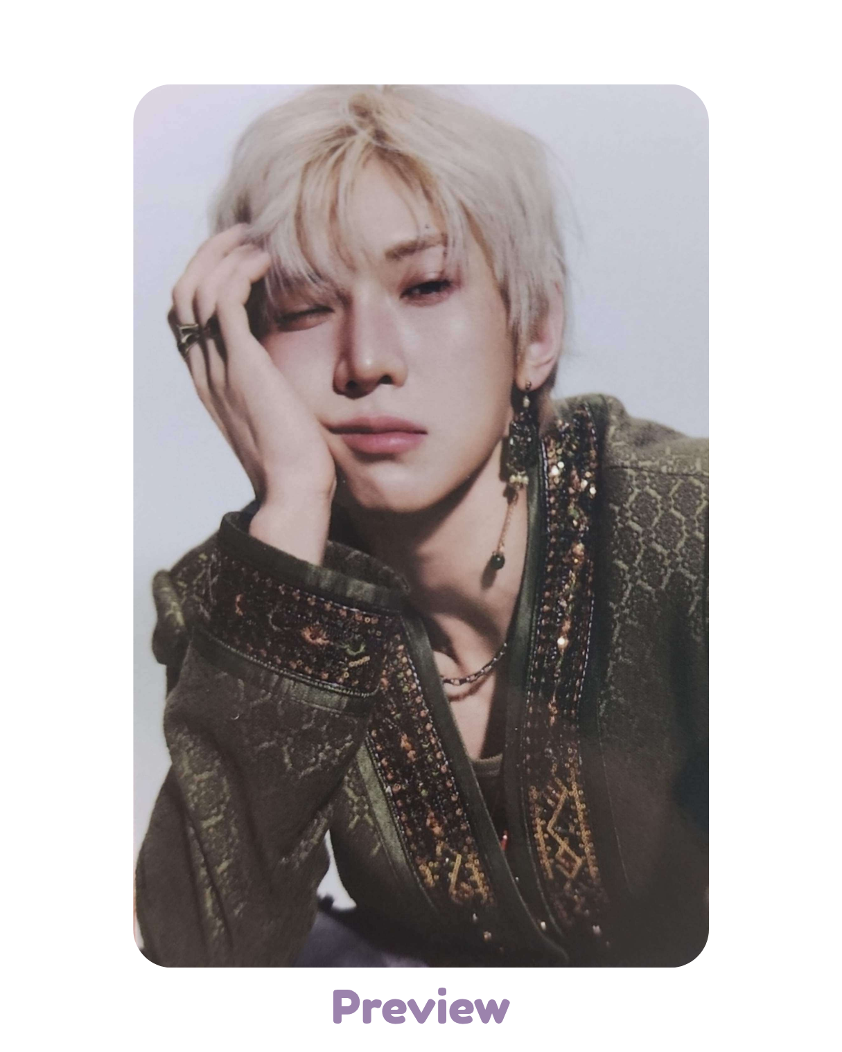 Yeosang Poca incl. A ver. Image Golden Hour part 5 ATEEZ