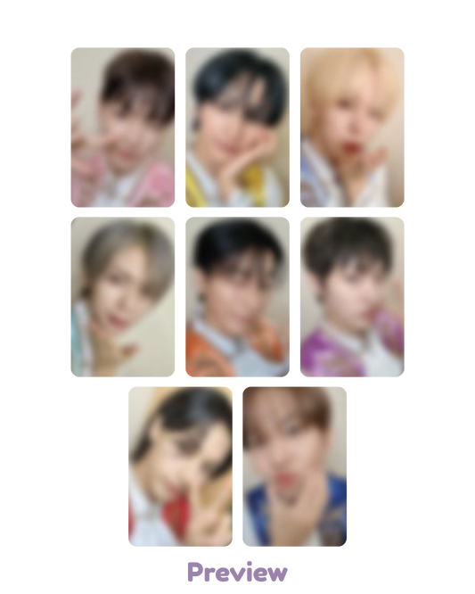 Set/OT8 Makestar Lucky Draw 2.1 Cuteez ver. Golden Hour part 5 ATEEZ