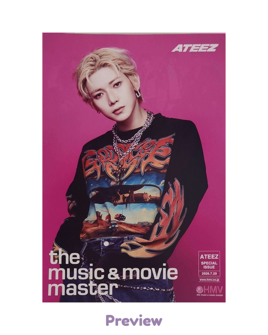 Yeosang HMV Lucky Draw 1.4 Flyer ver. (B5) Japan 5th Single BAD ATEEZ