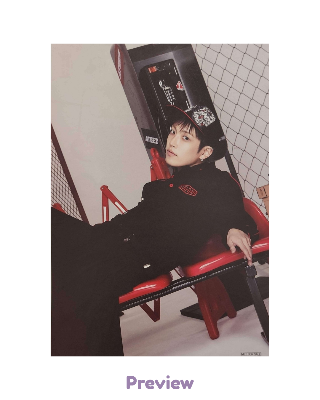 Hongjoong Tower Records Lucky Draw 1.4 Flyer ver. (A5) Japan 5th Single BAD ATEEZ