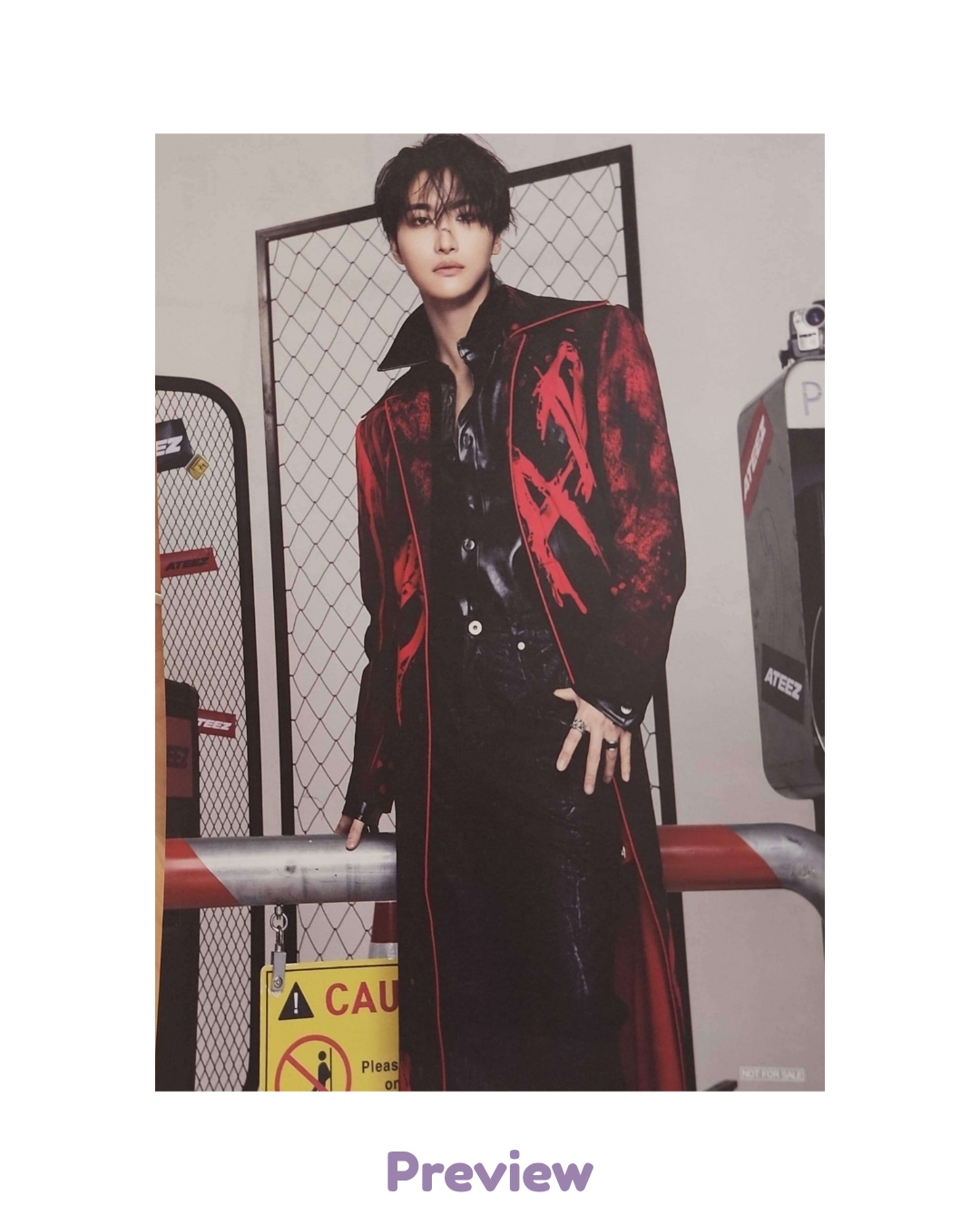 Seonghwa Tower Records Lucky Draw 1.4 Flyer ver. (A5) Japan 5th Single BAD ATEEZ