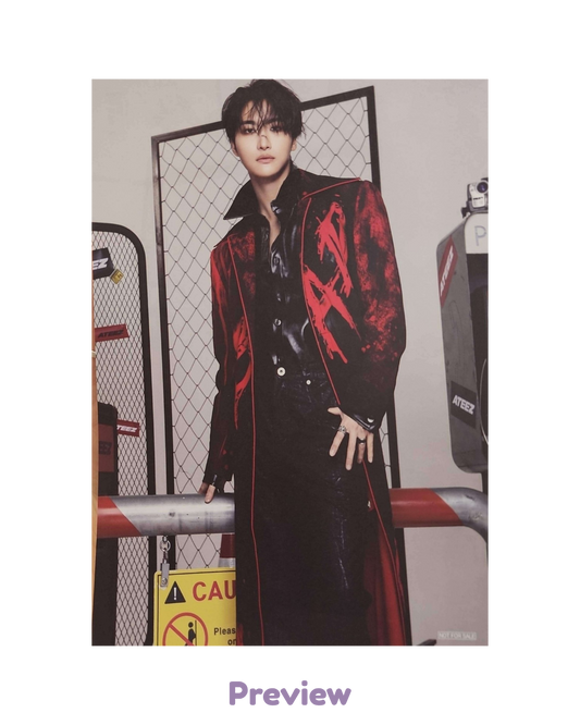 Seonghwa Tower Records Lucky Draw 1.4 Flyer ver. (A5) Japan 5th Single BAD ATEEZ
