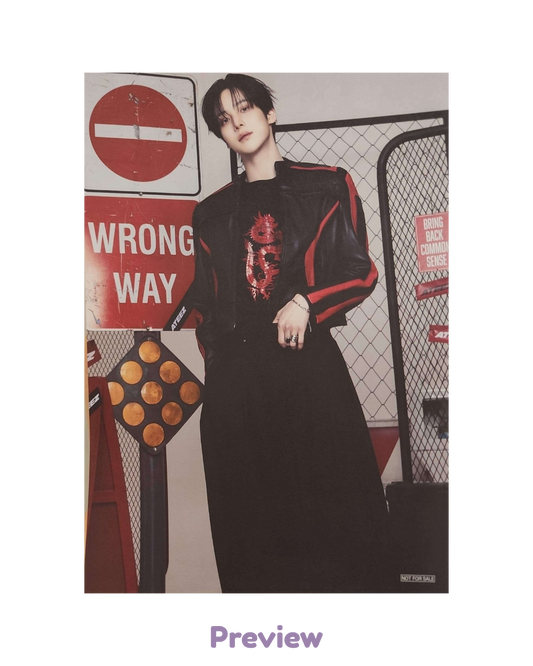 Yunho Tower Records Lucky Draw 1.4 Flyer ver. (A5) Japan 5th Single BAD ATEEZ
