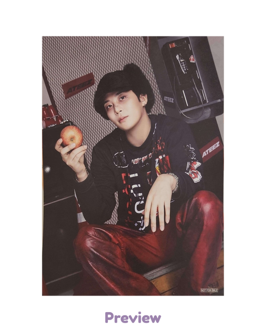 Jongho Tower Records Lucky Draw 1.4 Flyer ver. (A5) Japan 5th Single BAD ATEEZ