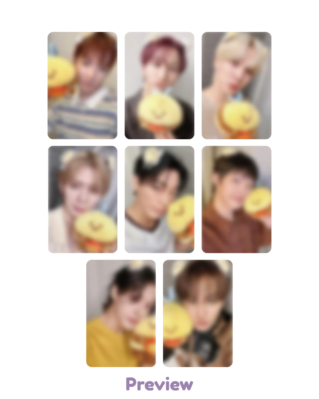 Set/OT8 NY Music Lucky Draw 1.1 Honeybee ver. Golden Hour part 5 ATEEZ