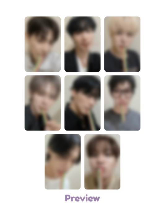 Set/OT8 Ticketlink Lucky Draw 1.1 Jelly ver. Golden Hour part 5 ATEEZ