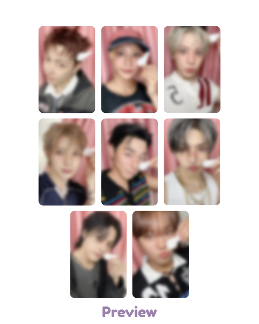 Set/OT8 NY Music 2.0 Angel ver. Fansign Benefit Golden Hour part 5 ATEEZ