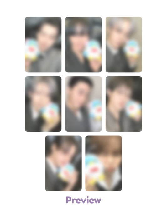 Set/OT8 Whosfan 2.0 Penguin ver. Fansign Golden Hour part 5 ATEEZ