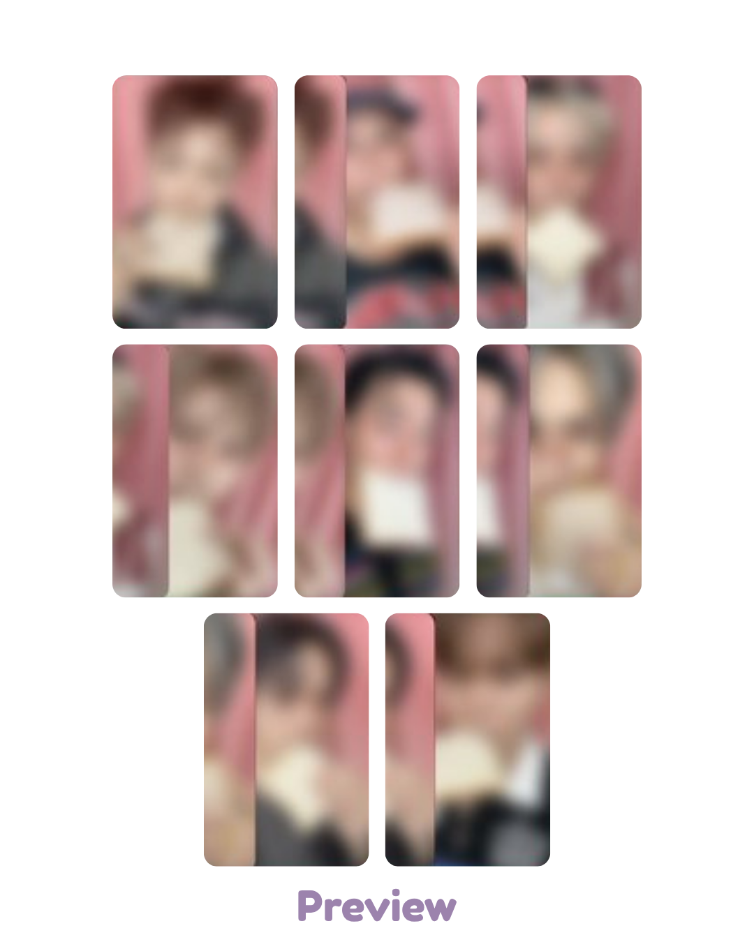 Set/OT8 Kpopstore 2.0 Bread-teez ver. Fansign Benefit Golden Hour part 5 ATEEZ