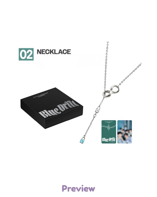 Blue Drift Necklace Merch 8th Anniversary Exhibition ATEEZ