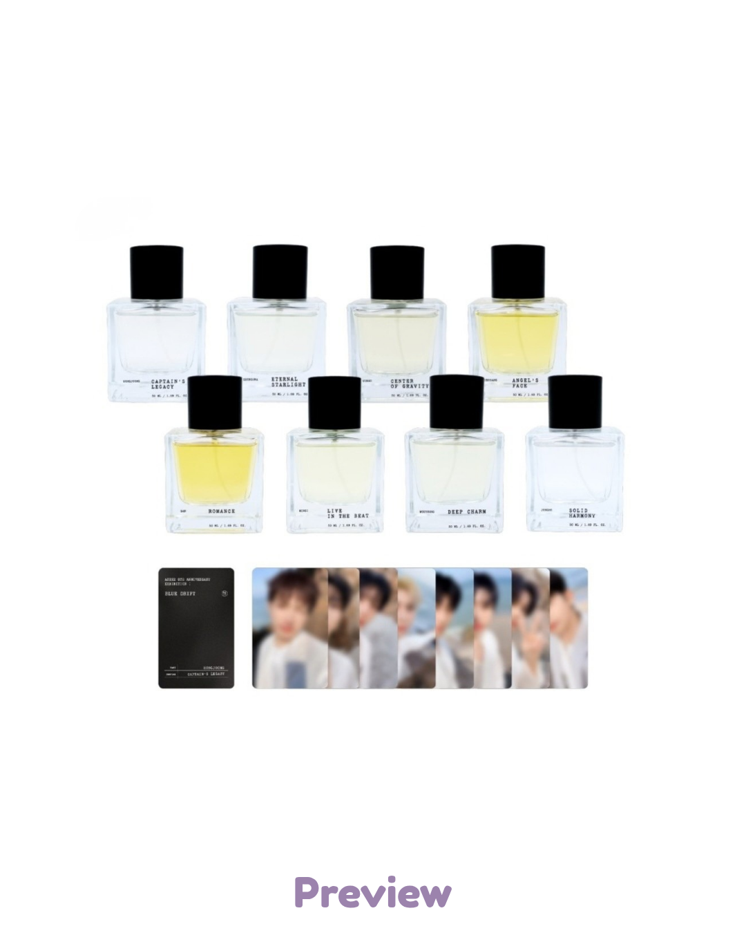 Blue Drift Limited Perfume Merch 8th Anniversary Exhibition ATEEZ