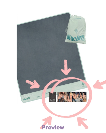 Blue Drift Blanket Merch incl. 8th Anniversary Exhibition ATEEZ