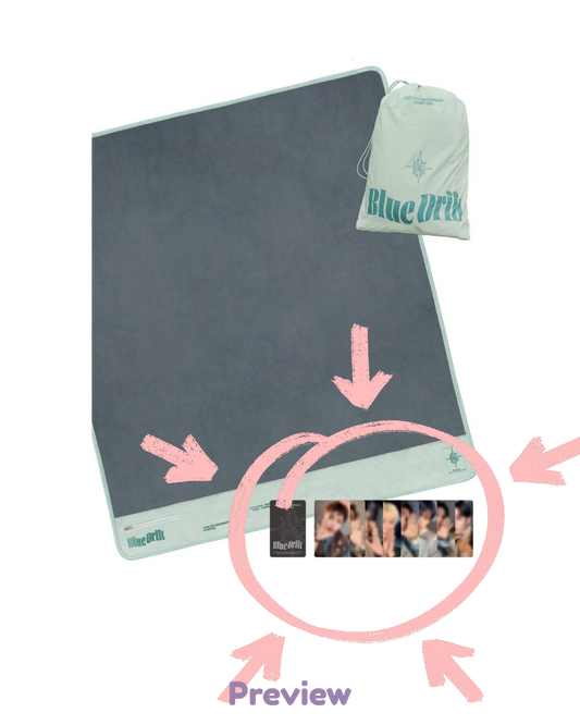 Blue Drift Blanket Merch incl. 8th Anniversary Exhibition ATEEZ