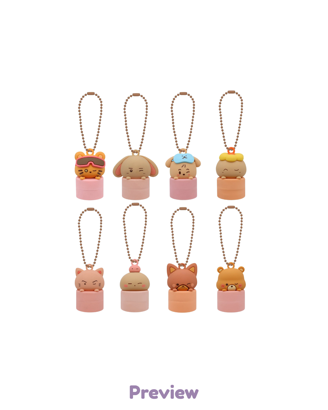 Blue Drift Lip Cap Keyring Merch 8th Anniversary Exhibition ATEEZ