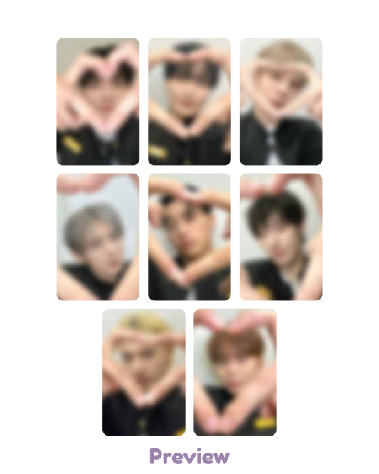 Set/OT8 Makestar 6.2 Heart Frame ver. USA online fansign benefit Golden Hour part 5 ATEEZ