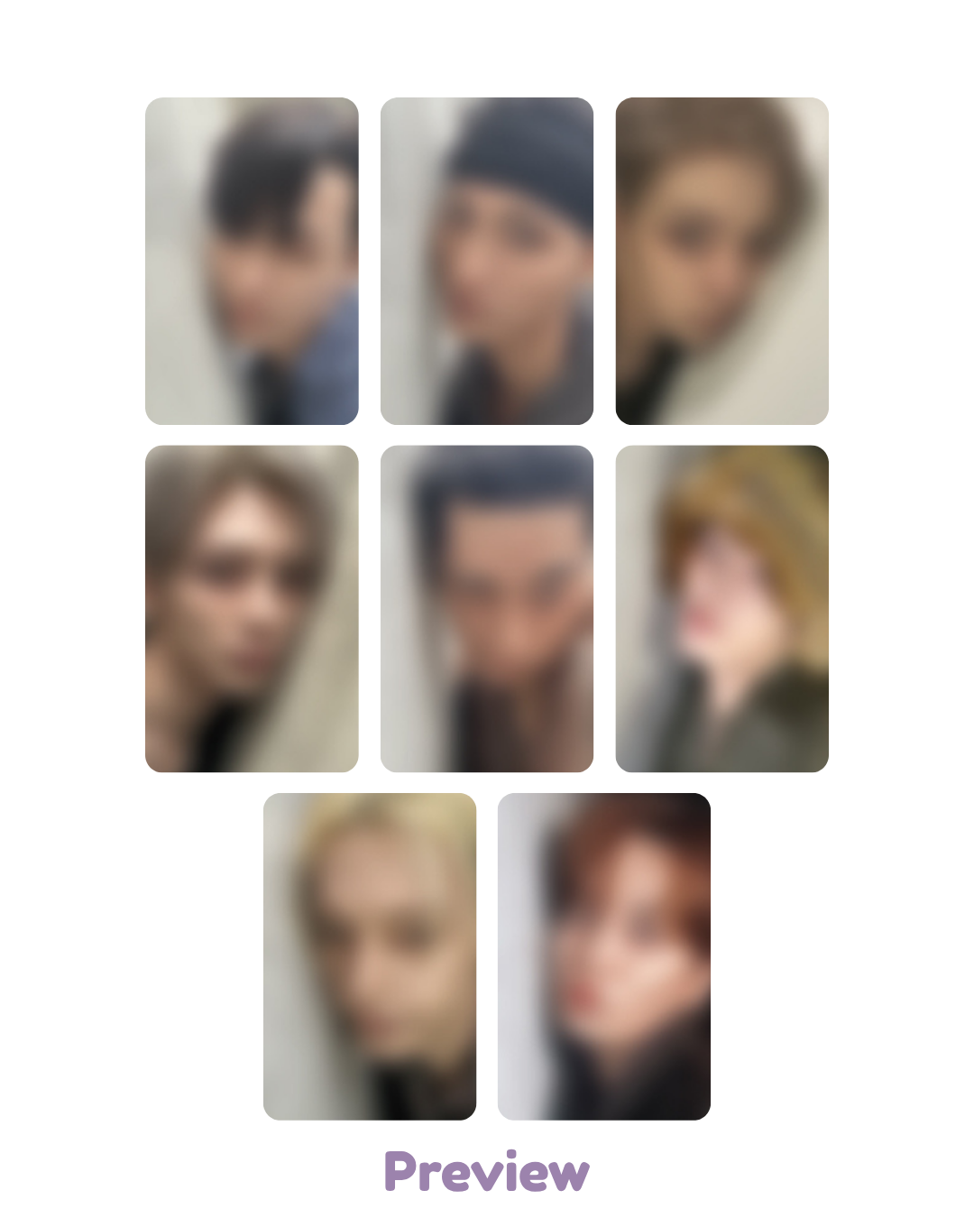 Set/OT8 Apple Music 2.0 Wall-Squished ver. Fansign Benefit Golden Hour part 6 ATEEZ