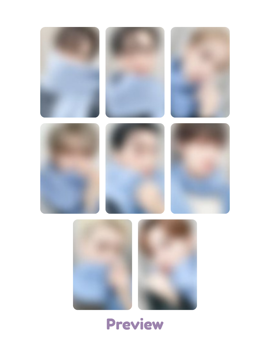 Set/OT8 Hellolive 2.0 Scarf ver. Fansign Benefit Golden Hour part 6 ATEEZ