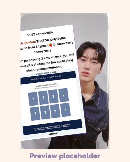 [03/26] San Toktoq 1.0 Strawberry Bunny ver. POB Poca ATEEZ