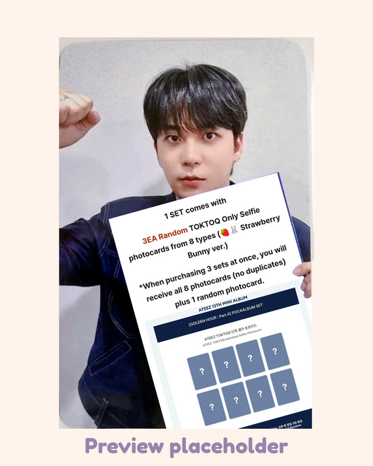 [03/26] Jongho Toktoq 1.0 Strawberry Bunny ver. POB Poca ATEEZ