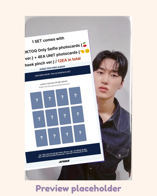 [03/26] San Toktoq 1.0 Cherry ver. POB Digipack ATEEZ