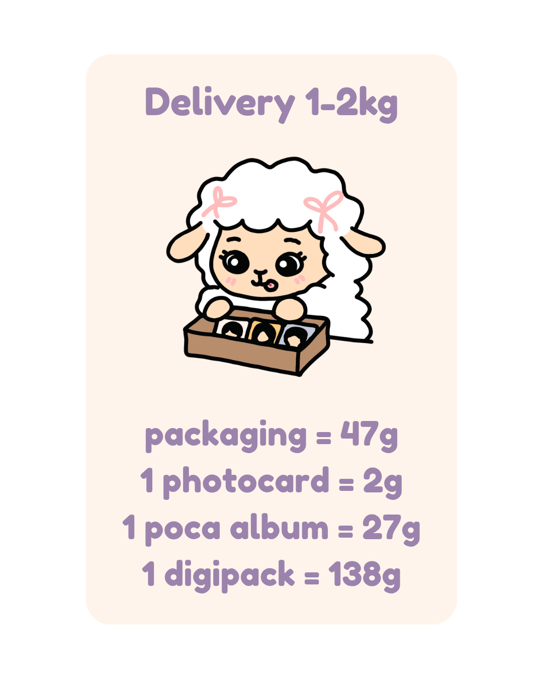 Delivery 1-2kg