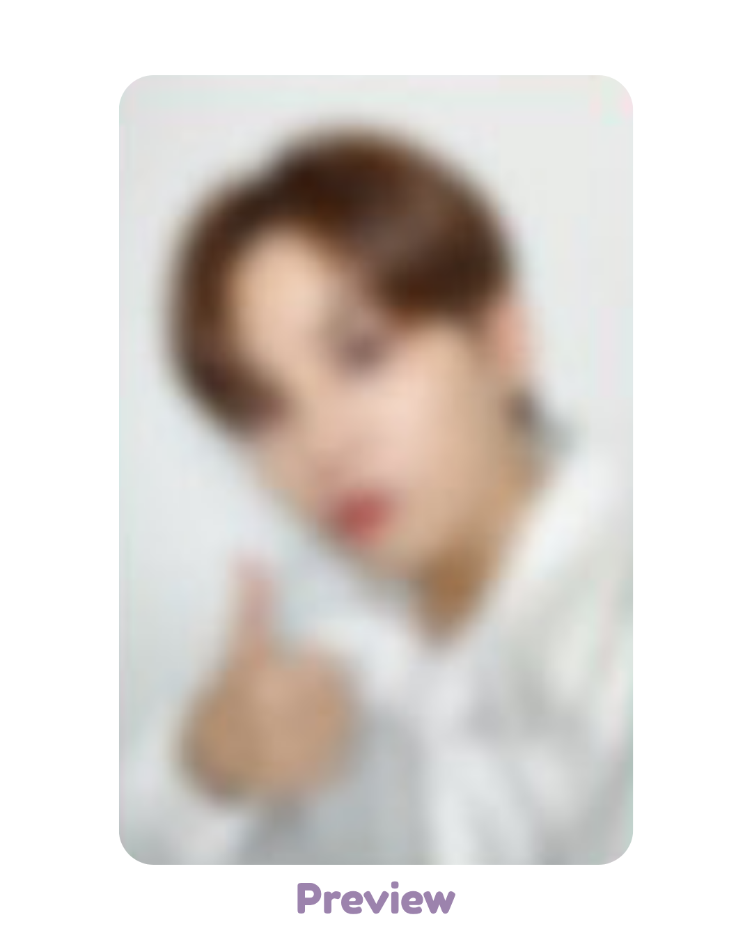 Jongho Dear My Muse Lucky Draw 1.1 Selfie ver. Golden Hour part 5 ATEEZ