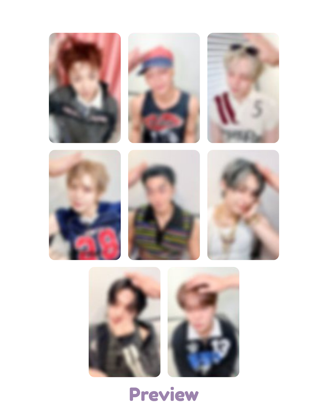 Set/OT8 Dear My Muse Lucky Draw 1.2 Pat Pat ver. Golden Hour part 5 ATEEZ