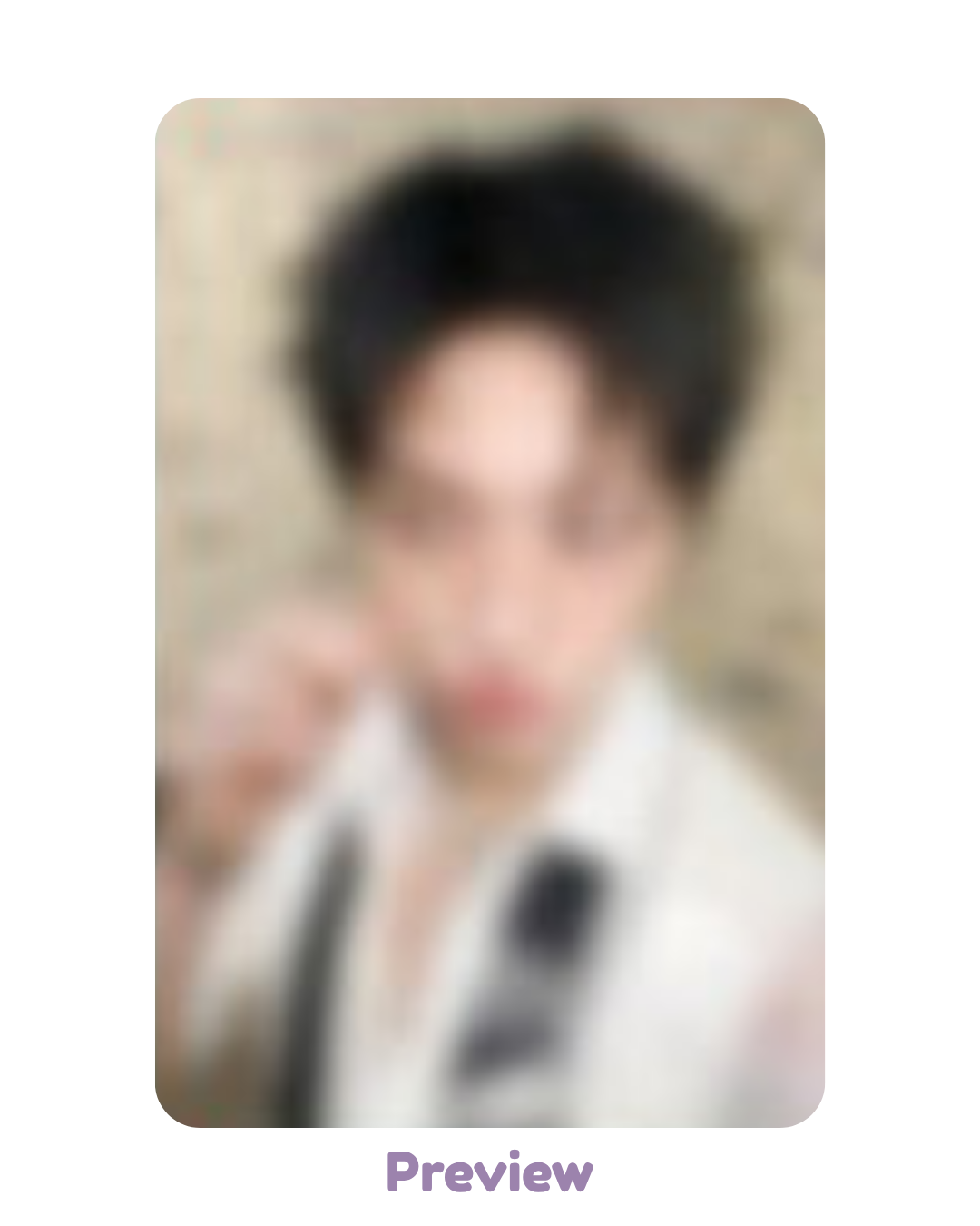 Mingi Dear My Muse Lucky Draw 1.1 Selfie ver. Golden Hour part 5 ATEEZ