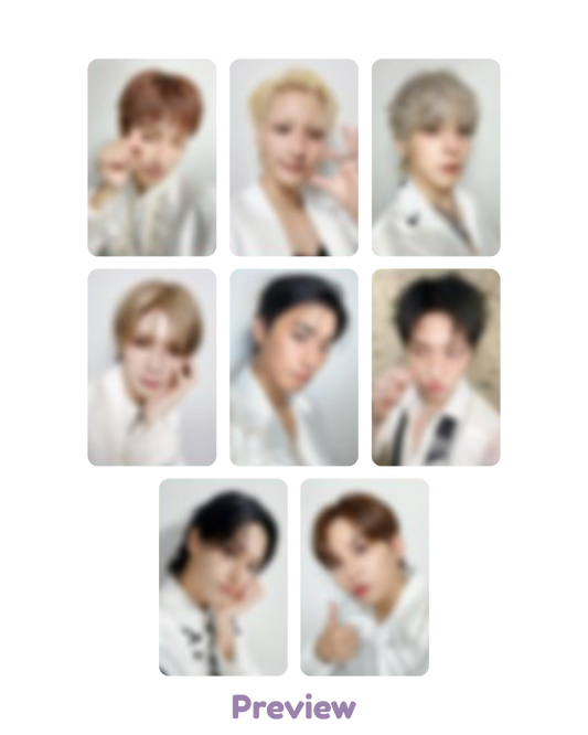 Set/OT8 Dear My Muse Lucky Draw 1.1 Selfie ver. Golden Hour part 5 ATEEZ