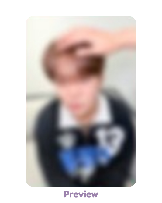 Jongho Dear My Muse Lucky Draw 1.2 Pat Pat ver. Golden Hour part 5 ATEEZ